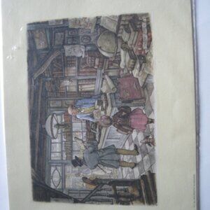 Lot of 6 Matching Anton Pieck Prints #4979